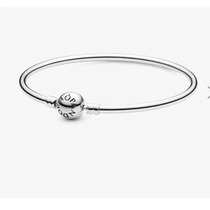 Pandora | Vintage Sterling Silver Moments Charm Bangle Bracelet